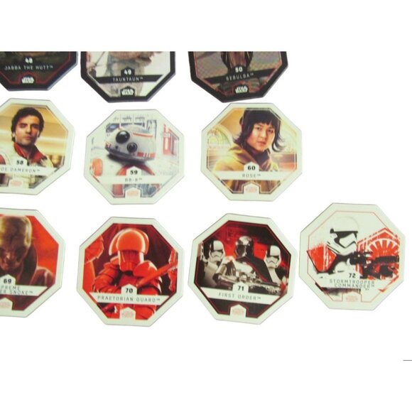 Disney Star Wars Cosmic Shells Complete Set of 72 Cards - Picture 14 of 16